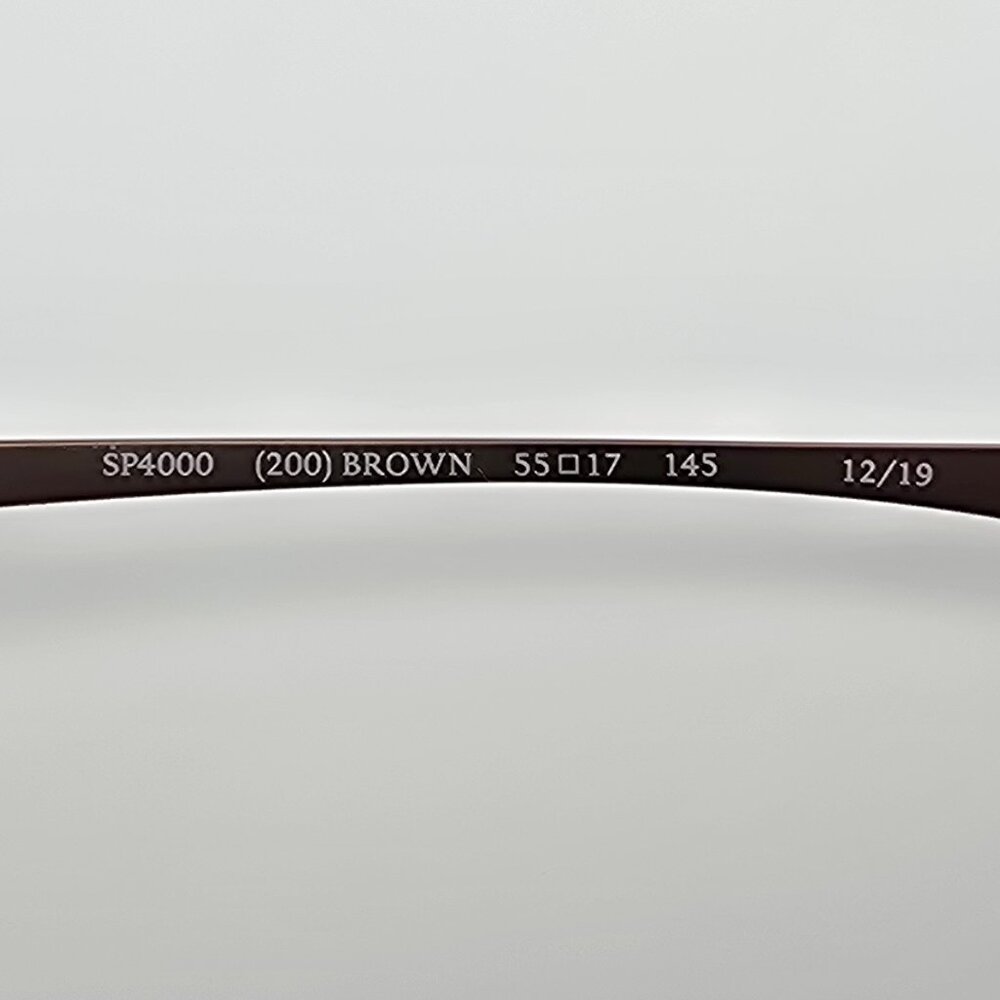 Spyder Sp4000 200 Brown Rectangular Eyeglasses Fr… - image 8